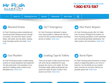 Tablet Screenshot of mrflushplumbing.com.au